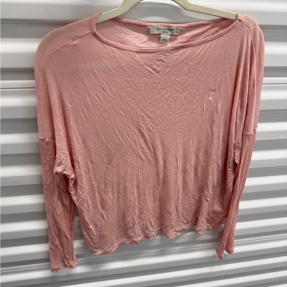All Saints pink top small